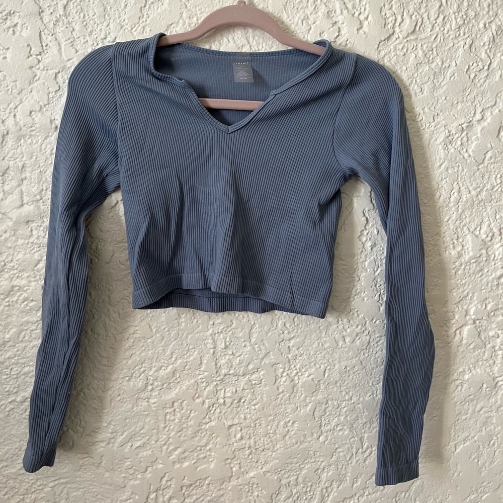 Women/Girls Long Sleeve Crop Top